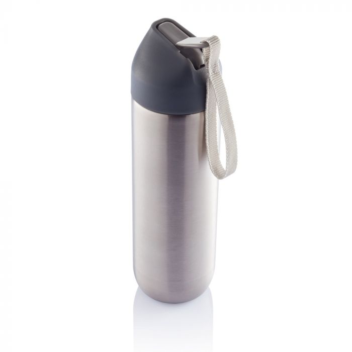 Металлическая бутылка для воды Neva, 500 мм, серый