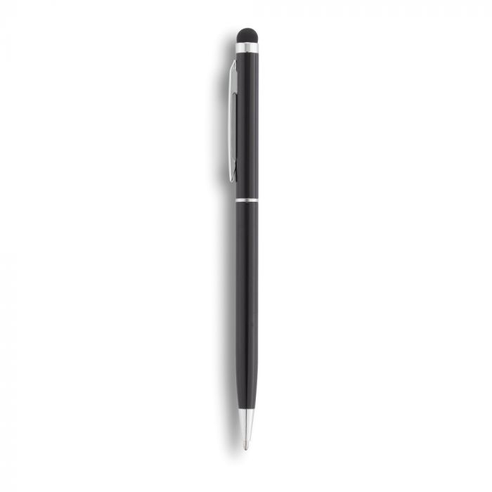 Тонкая металлическая ручка-стилус, черный