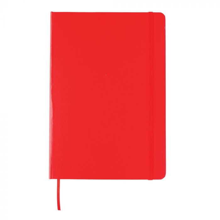 Блокнот для записей Basic в твердой обложке, А5, красный