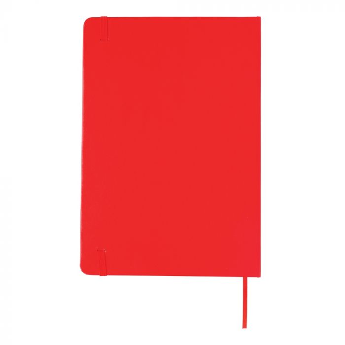 Блокнот для записей Basic в твердой обложке, А5, красный