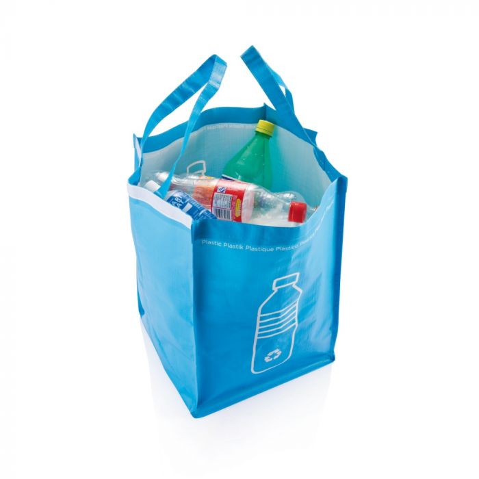 3 сумки для сортировки мусора, зеленый