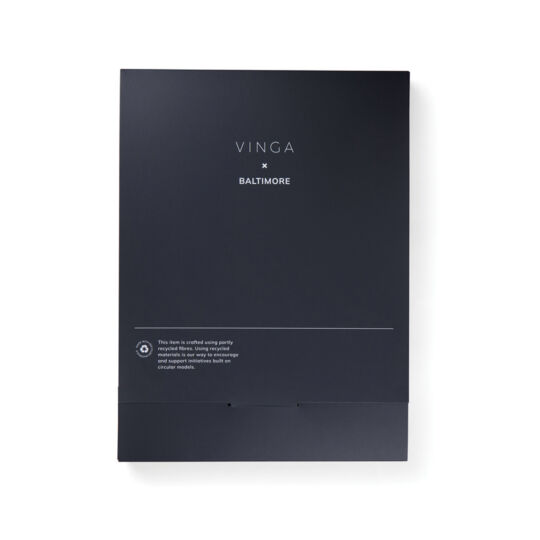 Органайзер VINGA Baltimore из переработанного PU RCS, A4, темно-синий