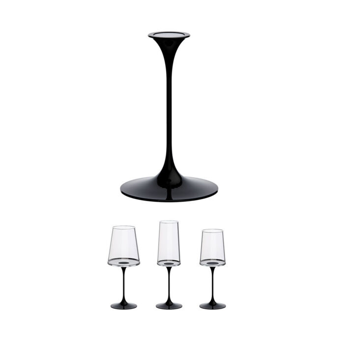 Ножка для бокала на магните Trebonn SplitGlass, черный