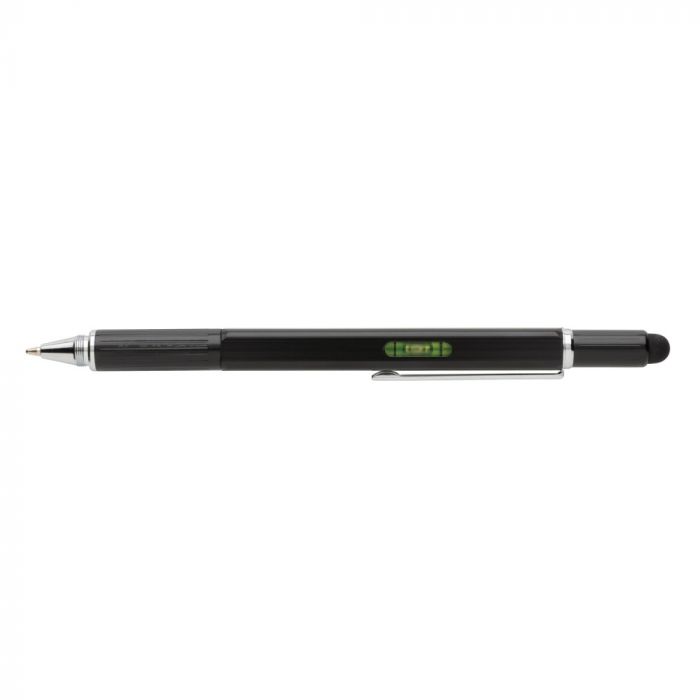 Многофункциональная ручка 5 в 1, черная, черный