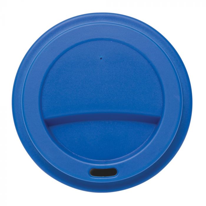 Стакан для кофе с закручивающейся крышкой, 350 мл, синий