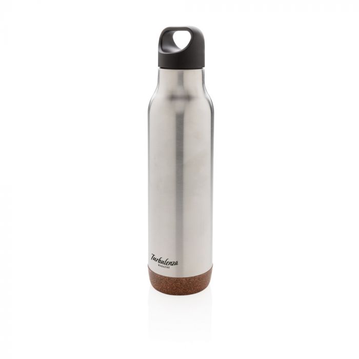 Герметичная вакуумная бутылка Cork, 600 мл, серебряный