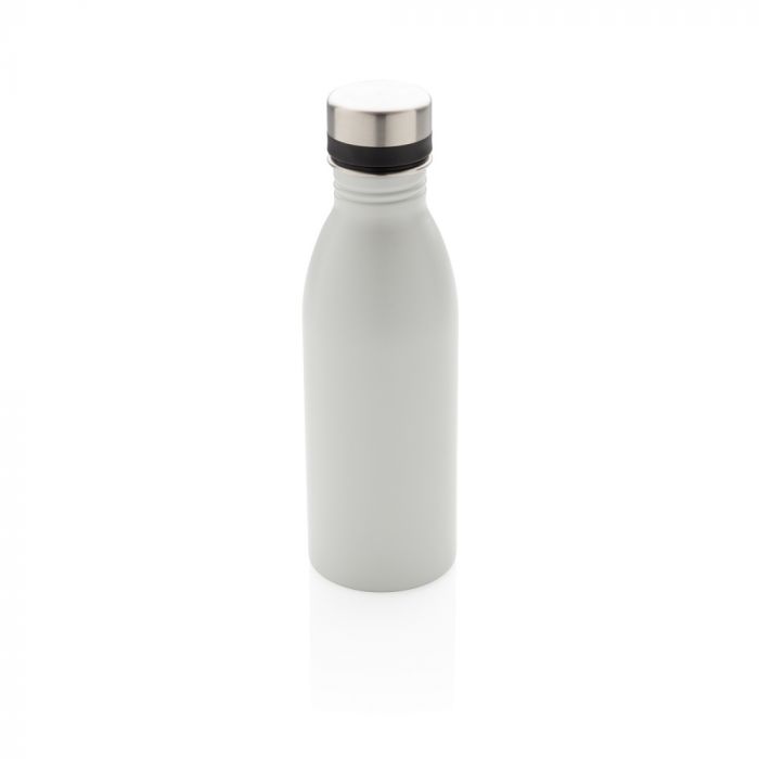 Бутылка для воды Deluxe из нержавеющей стали, 500 мл, белый