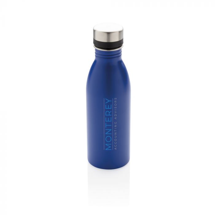 Бутылка для воды Deluxe из нержавеющей стали, 500 мл, синий