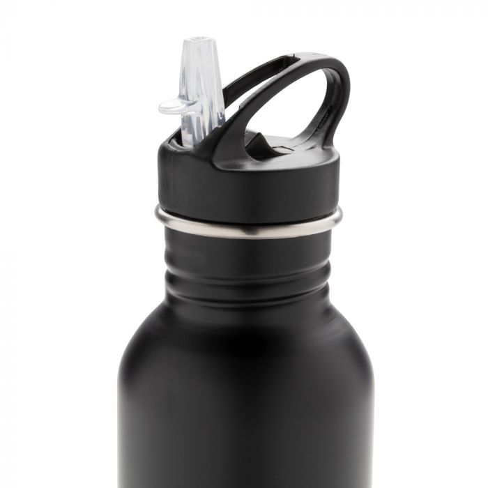 Спортивная бутылка для воды Deluxe, черный