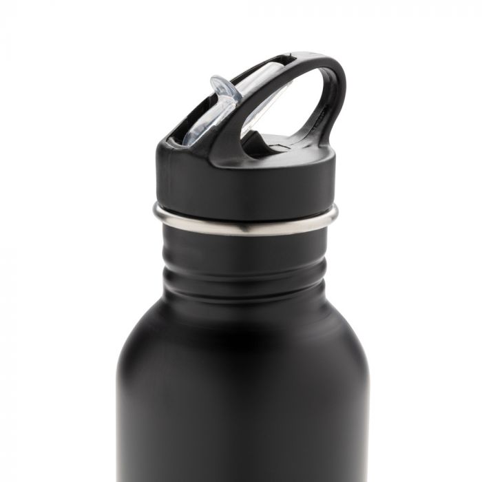 Спортивная бутылка для воды Deluxe, черный