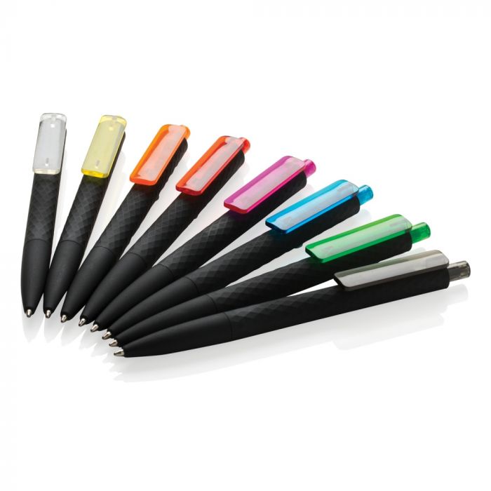 Черная ручка X3 Smooth Touch, прозрачный, черный