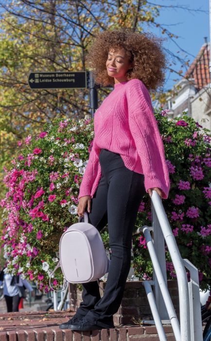 Рюкзак Elle Fashion с защитой от карманников, розовый