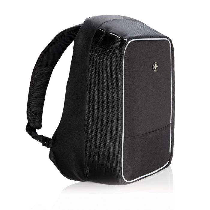 Рюкзак для ноутбука Swiss Peak с защитой от карманников, черный