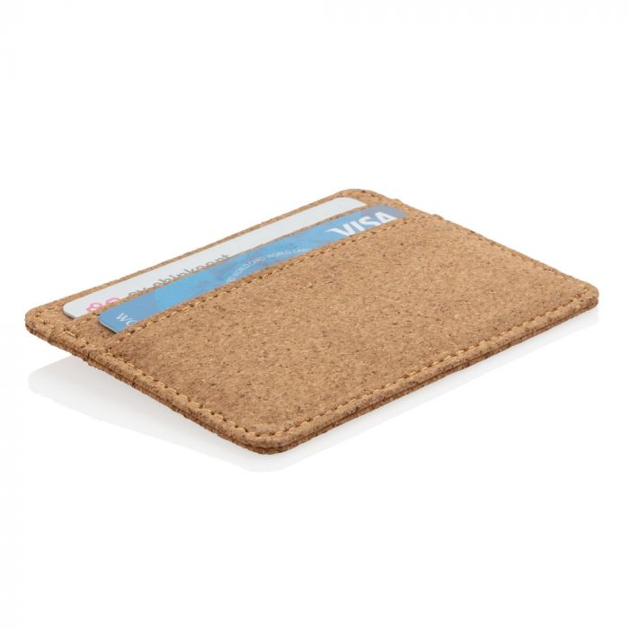 Эко-кошелек Cork c RFID защитой, коричневый