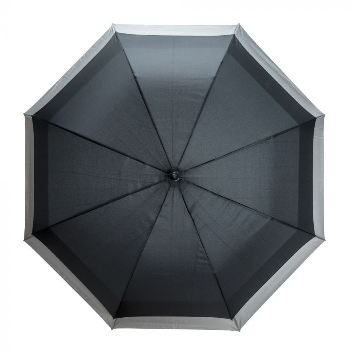Расширяющийся зонт-антишторм Swiss Peak, d135 см, черный